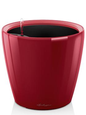 Кашпо Lechuza Classico LS (красный лакированный)