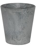 Кашпо Artstone claire pot grey D13 H14 см