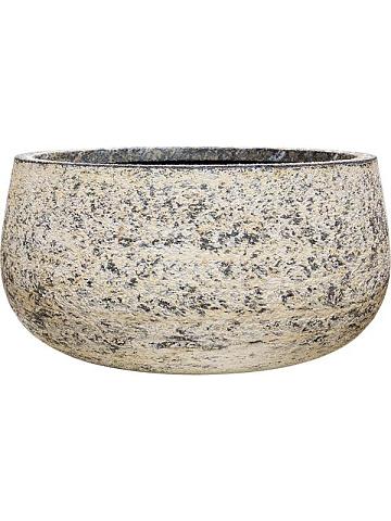 Кашпо Baq atlas bowl white