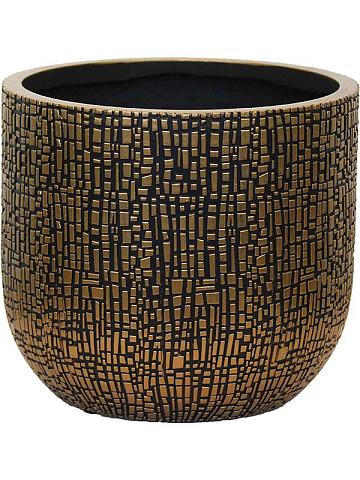 Кашпо Capi nature skin planter ball black gold Кашпо Capi nature skin planter ball black gold