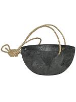 Кашпо подвесное Artstone fiona hanger black D25 H12 см