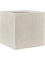 Кашпо Antwerp square planter beige L37 W37 H37 см