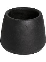 Кашпо Pumpkin pot black D25 H19 см