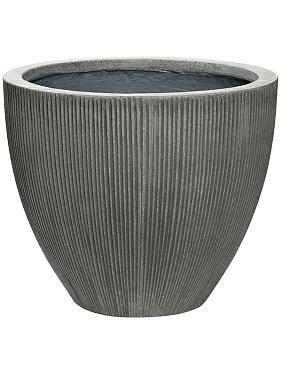 Кашпо Ridged vertically jesslyn s dark grey Кашпо Ridged vertically jesslyn s dark grey