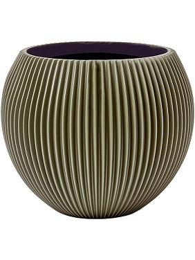 Кашпо Capi nature groove special vase ball green Кашпо Capi nature groove special vase ball green