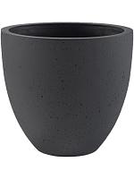 Кашпо Grigio egg pot anthracite D40 H36 см