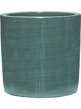 Кашпо Plain striped cylinder aqua Кашпо Plain striped cylinder aqua