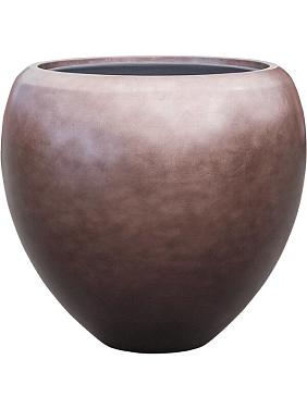 Кашпо Baq metallic silver leaf couple matt coffee (с техническим горшком) Кашпо Baq metallic silver leaf couple matt coffee (с техническим горшком)