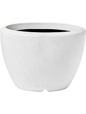 Кашпо Capi arc granite planter ball white Кашпо Capi arc granite planter ball white