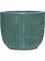 Кашпо Plain striped couple aqua D33 H27 см Кашпо Plain striped couple aqua D33 H27 см