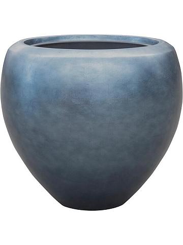 Кашпо Baq metallic silver leaf couple matt ice blue (с техническим горшком) Кашпо Baq metallic silver leaf couple matt ice blue (с техническим горшком)