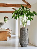 Кашпо Baq opus hit darcy high silver (с техническим горшком) D46 H100 см