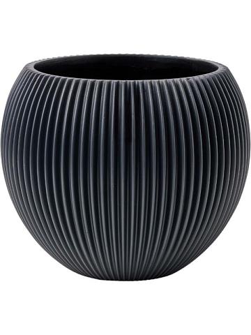 Кашпо Capi nature groove special vase ball graphite grey Кашпо Capi nature groove special vase ball graphite grey