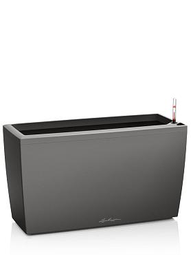 Кашпо Lechuza Cararo (антрацитовый металлик)