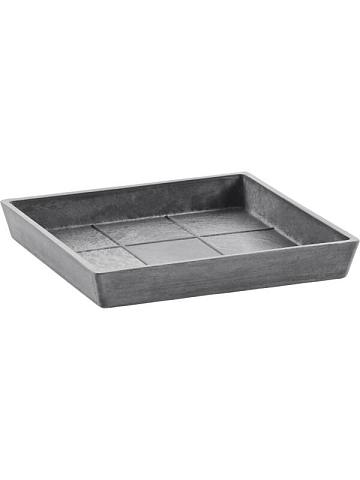 Поддон Ecopots square 20 grey Поддон Ecopots square 20 grey