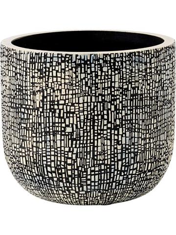 Кашпо Capi nature skin planter ball black beige Кашпо Capi nature skin planter ball black beige