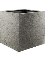 Кашпо Grigio cube natural concrete L40 W40 H40 см