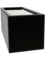 Кашпо Vepo betula rectangle anthracite L100 W40 H40 см