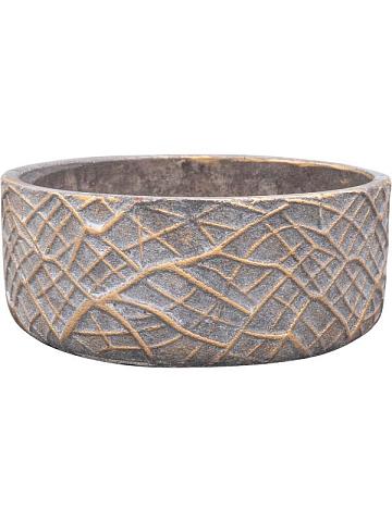 Кашпо Denzel bowl shiny concrete