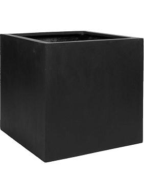 Кашпо Fiberstone block m black Кашпо Fiberstone block m black