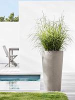 Кашпо Ecopots amsterdam extra high 90 taupe D50 H90 см