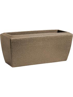 Кашпо Capi arc granite planter rectangle warm taupe
