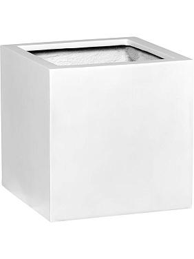 Кашпо Fiberstone block xxl matt white Кашпо Fiberstone block xxl matt white