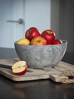 Кашпо Artstone fiona bowl grey D25 H12 см