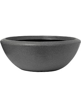 Кашпо Capi arc granite bowl low anthracite Кашпо Capi arc granite bowl low anthracite