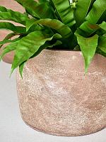 Кашпо Baq algar barrel brown D50 H40 см