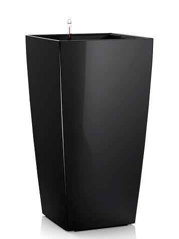 Кашпо Ola Dom Cubis Deluxe 40 (40л) черный лакированный