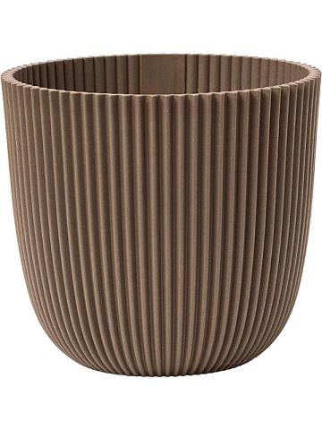 Кашпо Capi nature groove made with planter ball warm taupe Кашпо Capi nature groove made with planter ball warm taupe