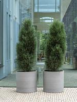 Кашпо Refined max m clouded grey D42 H42 см Кашпо Refined max m clouded grey D42 H42 см