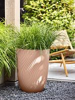 Кашпо Sereh round high cool clay D39 H53 см