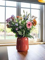 Ваза Nine pot tall old pink D25 H29 см