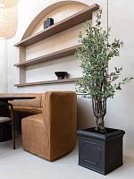 Кашпо Heritage block classic m black L40 W40 H40 см