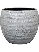 Кашпо Manuel pot shiny grey D16 H13 см