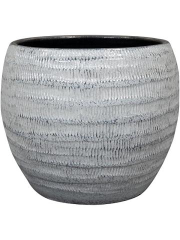 Кашпо Manuel pot shiny grey Кашпо Manuel pot shiny grey