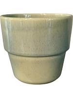 Кашпо Cera pot reactive green D18 H16 см