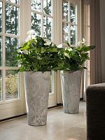 Кашпо Artstone claire vase grey D28 H49 см