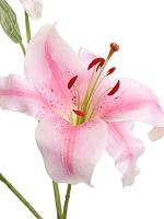 Лилия розовая искусственная H85 см Лилия розовая искусственная H85 см