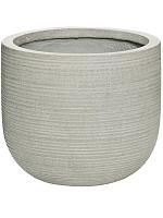 Кашпо Ridged horizontally cody s cement D28 H25 см