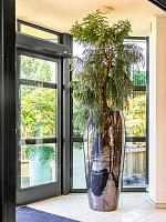 Кашпо Plain emperor metal glaze D60 H130 см