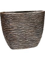 Кашпо Baq luxe lite universe wrinkle oval bronze L50 W22 H40 см Кашпо Baq luxe lite universe wrinkle oval bronze L50 W22 H40 см