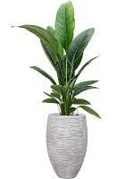 Кашпо Capi nature rib nl vase elegant deluxe ivory D38 H58 см Кашпо Capi nature rib nl vase elegant deluxe ivory D38 H58 см