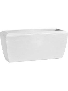 Кашпо Capi arc granite planter rectangle white Кашпо Capi arc granite planter rectangle white