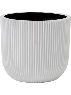 Кашпо Capi nature groove special planter ball white Кашпо Capi nature groove special planter ball white