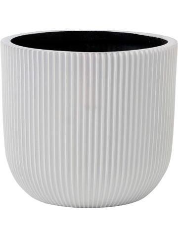 Кашпо Capi nature groove special planter ball white Кашпо Capi nature groove special planter ball white