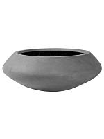 Кашпо Fiberstone tara m grey D60 H22 см