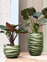 Кашпо Baq gradient lee partner matt forest green (с техническим горшком) D40 H61 см